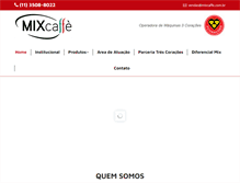Tablet Screenshot of mixcaffe.com.br